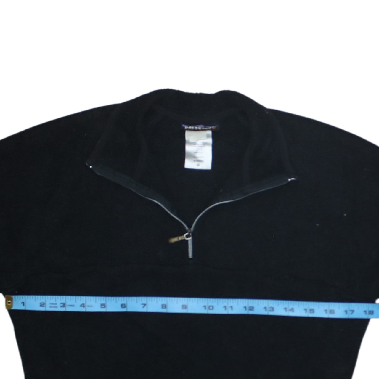 Patagonia Synchilla Black Women's M Fleece 1/4 Zip Pullover Sweatshirt