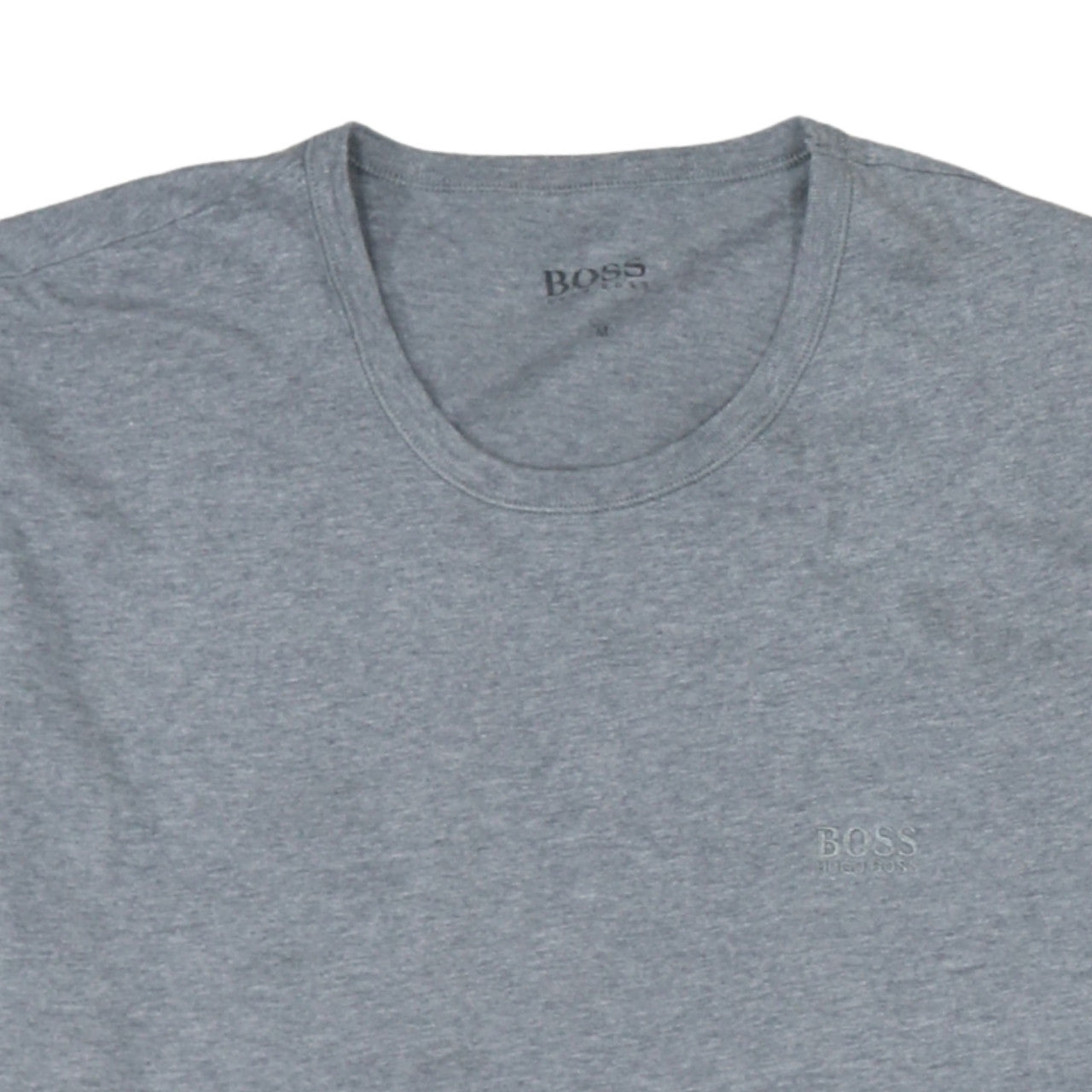 Hugo Boss Men's Grey Short Sleeve Crew Neck Cotton T-Shirt M