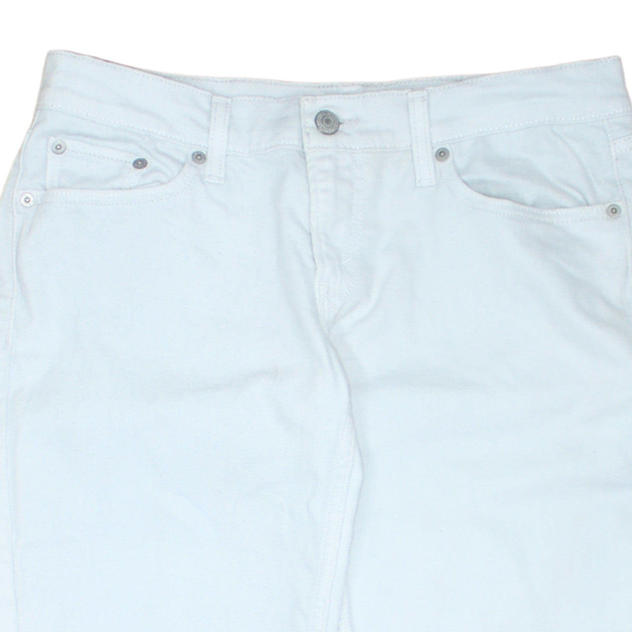 Levi's Women's White 524 Too Superlow Skinny Jeans M
