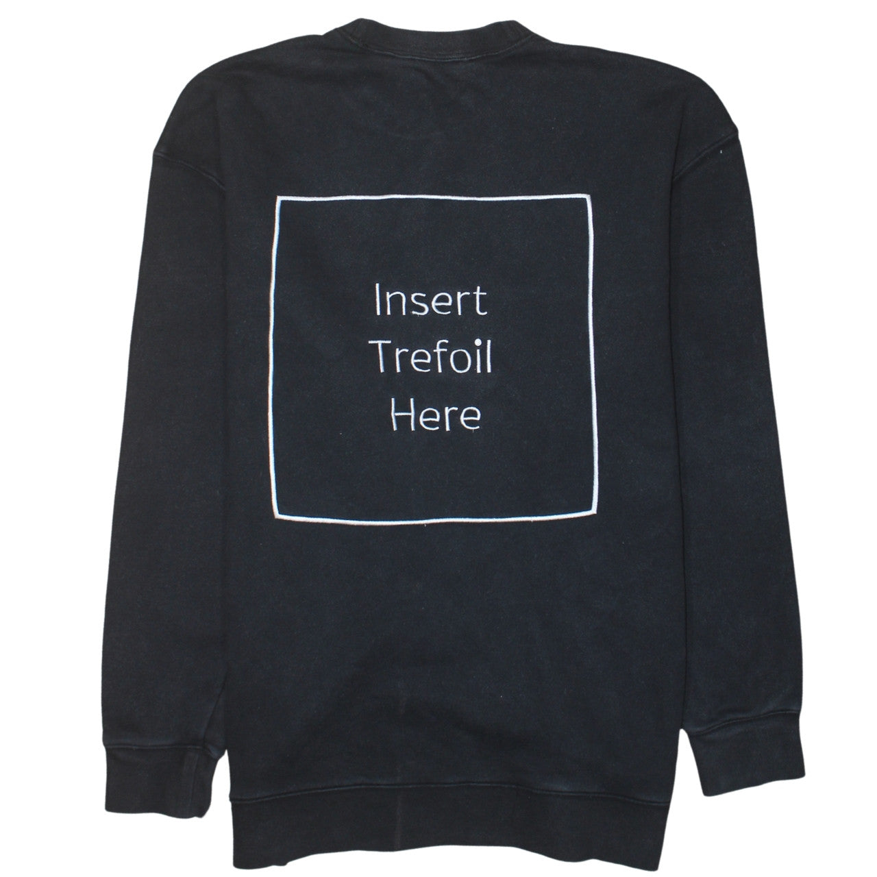 Adidas Womens Black Crew Neck Pullover Sweatshirt UK 10 Cotton Blend