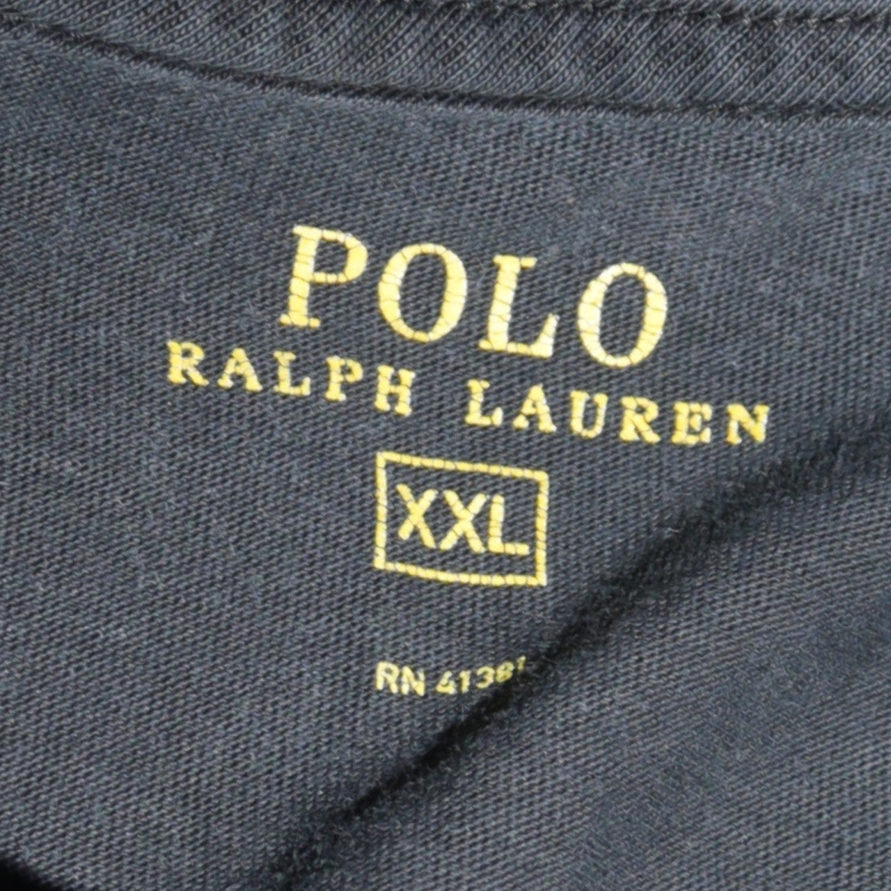 Ralph Lauren Men's Black Long Sleeve Cotton 2XL Crew Neck T-Shirt