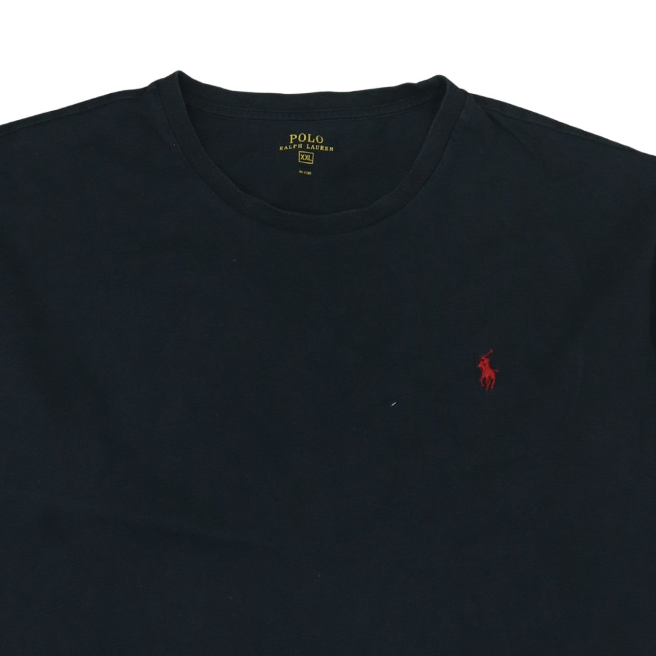 Ralph Lauren Men's Black Long Sleeve Cotton 2XL Crew Neck T-Shirt