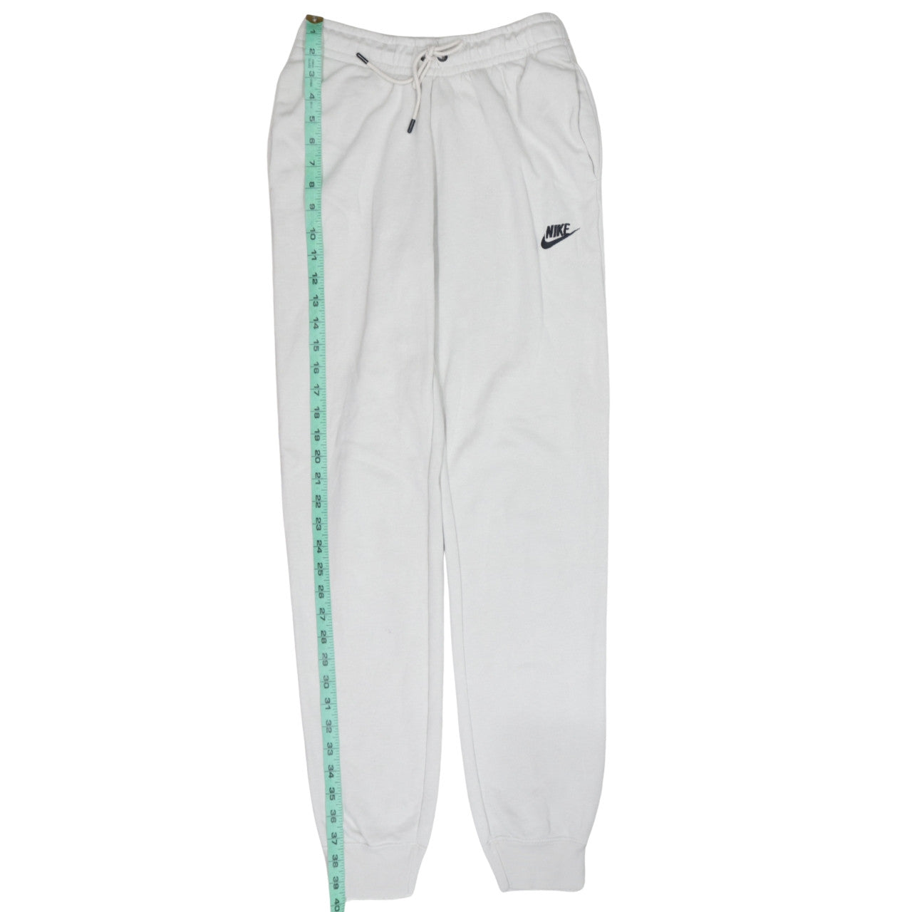 Nike Womens White XS Jogger Sweatpants with Logo