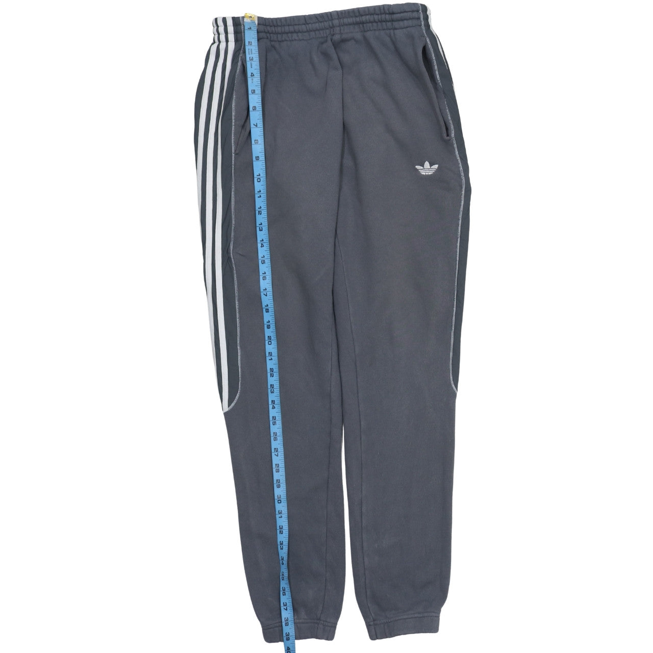 Adidas Men's Grey Joggers M Regular Fit Fleece Casual Sweatpants