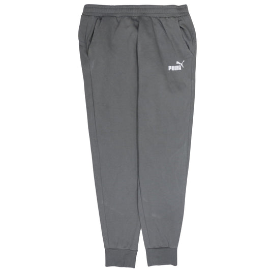 Puma Men’s Grey Jogger Sweatpants L Regular Fit Comfortable