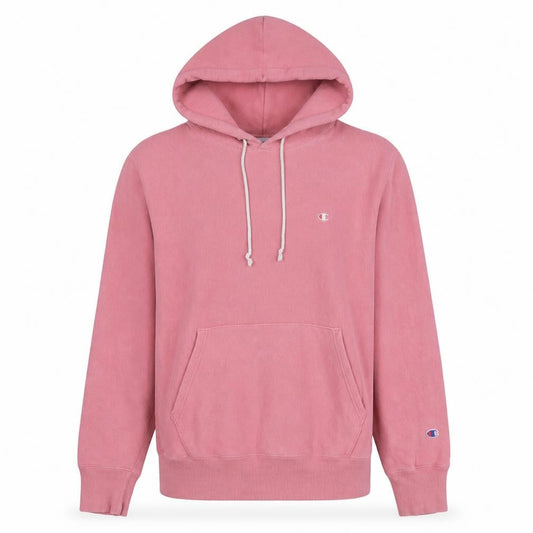 Champion Women's Pink Reverse Weave Pullover Hoodie Medium Cotton Blend