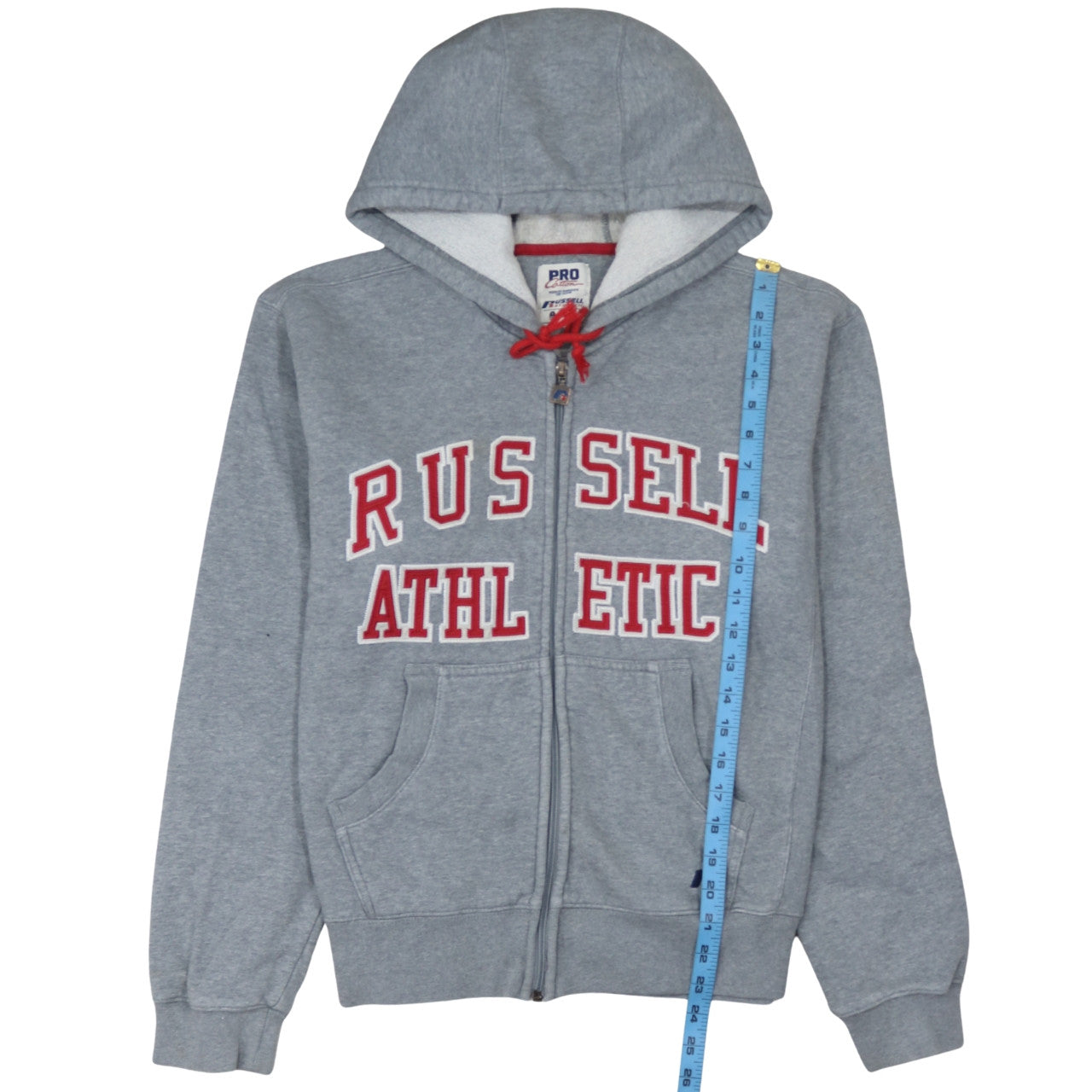 Russell Athletic Men's Grey Full Zip Hoodie Size S