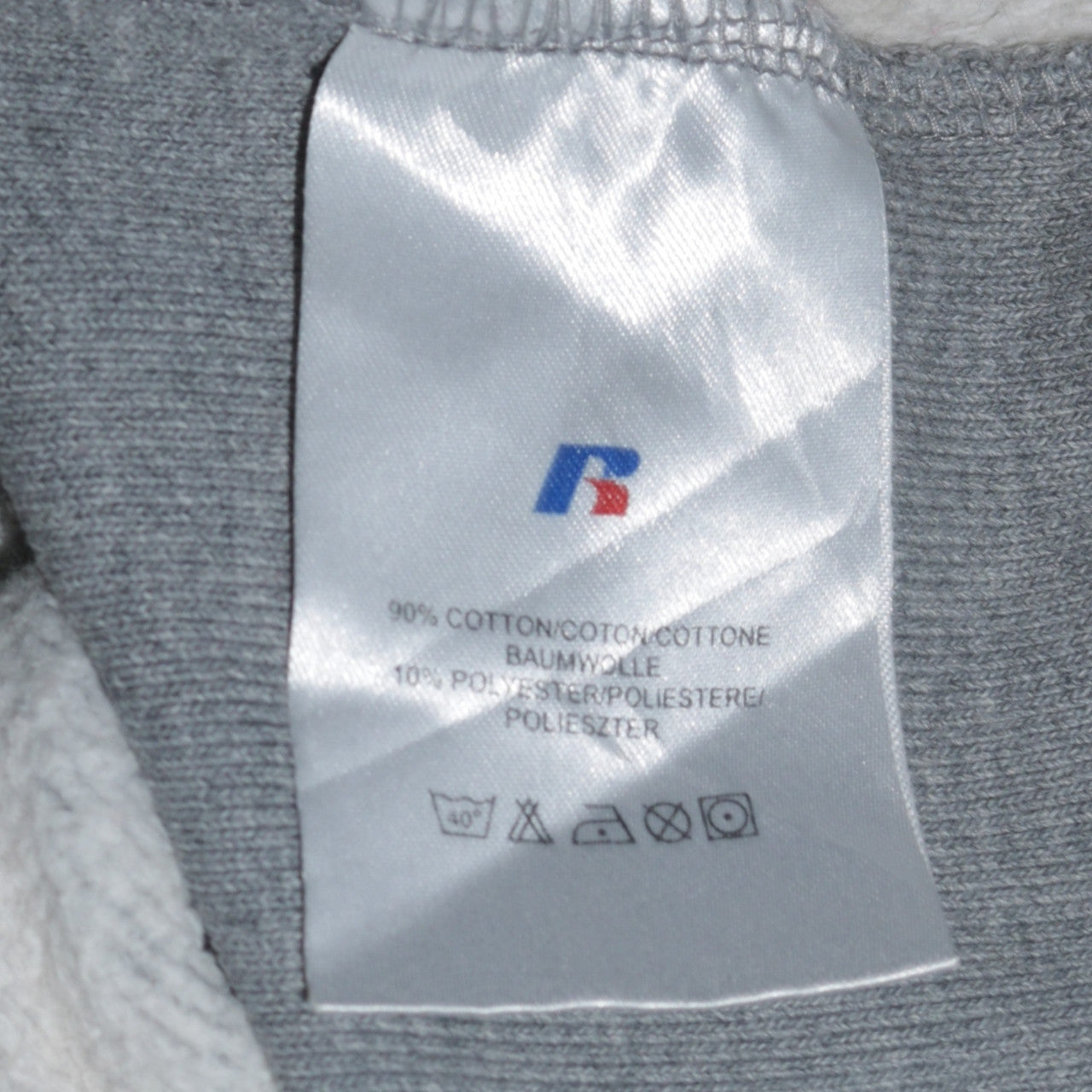 Russell Athletic Men's Grey Full Zip Hoodie Size S