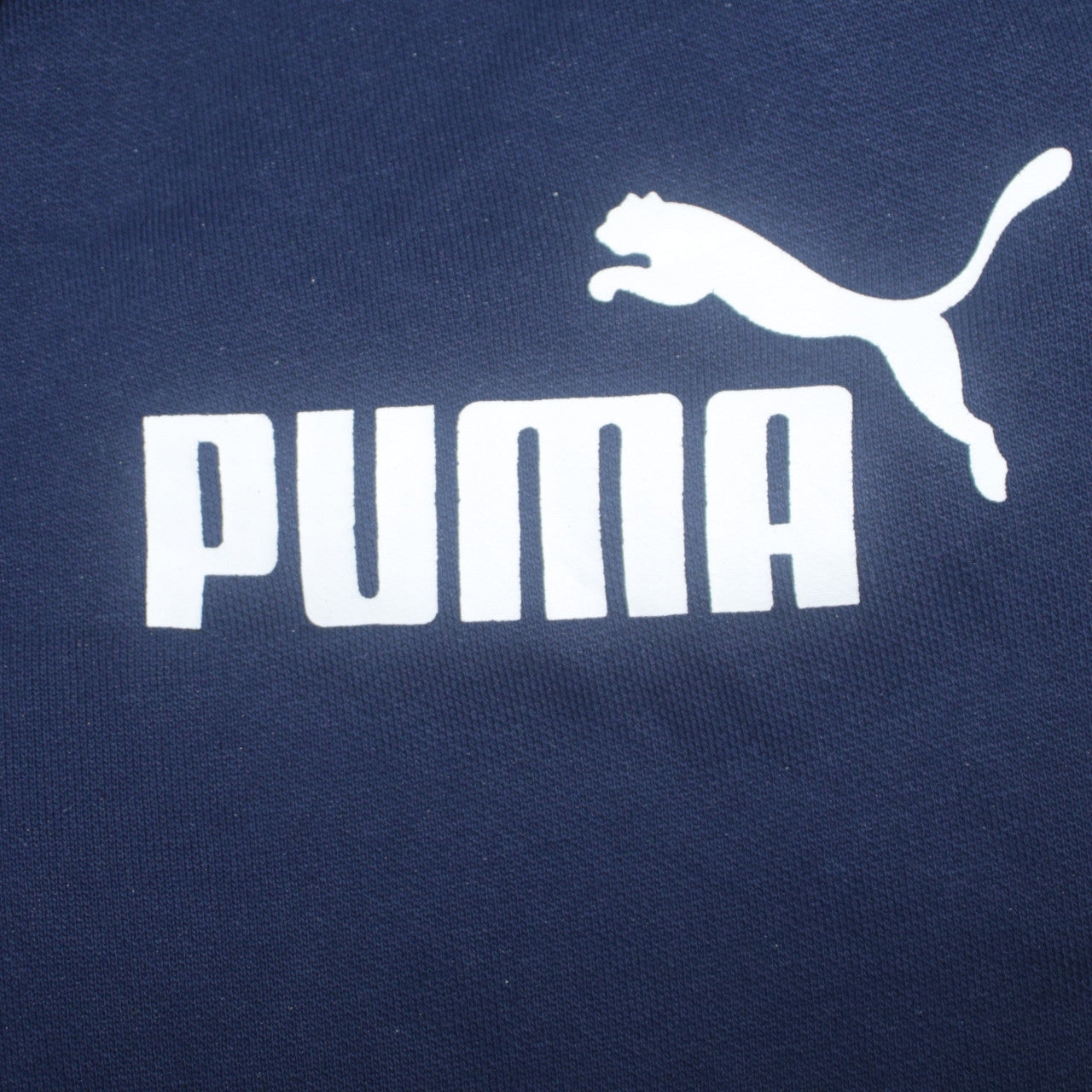 Puma Men's Blue Jogger Sweatpants S Regular Fit Fleece