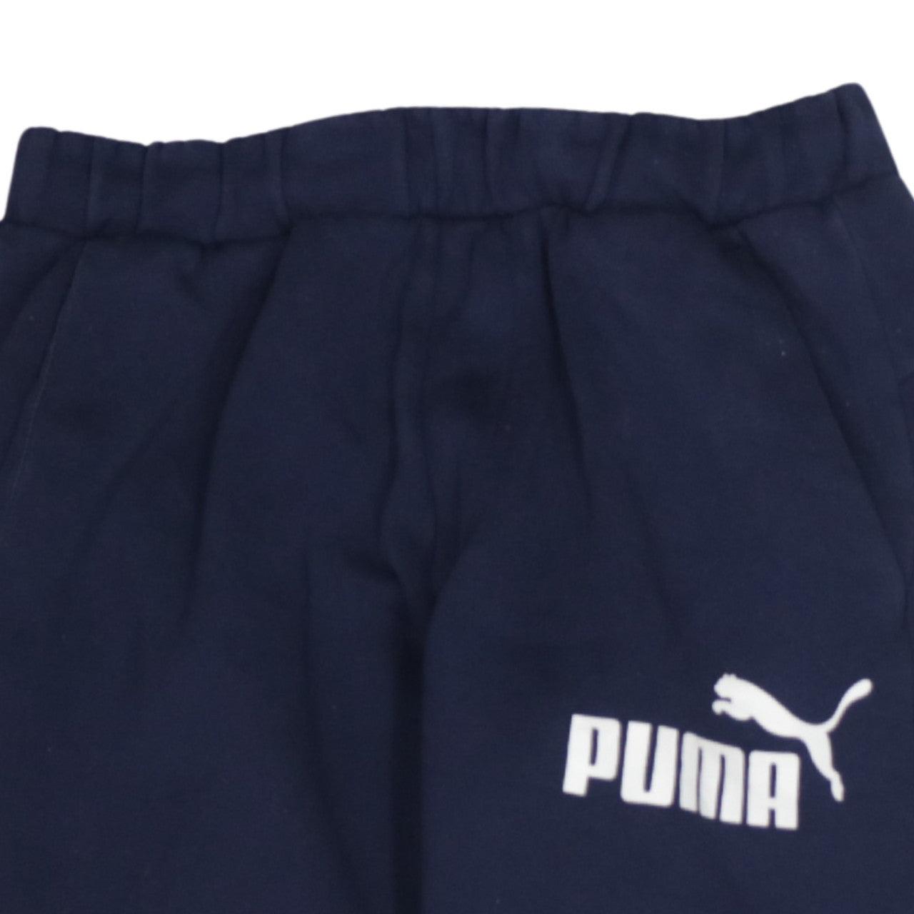 Puma Men's Blue Jogger Sweatpants S Regular Fit Fleece