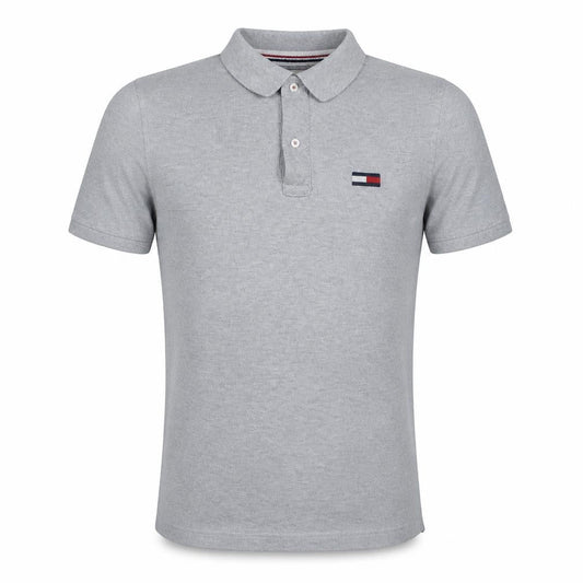 Tommy Hilfiger Men’s Grey Short Sleeve Polo Shirt Size S