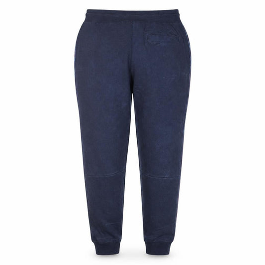 FILA Men's Blue XL Jogger Sweatpants with Logo Tape Detail