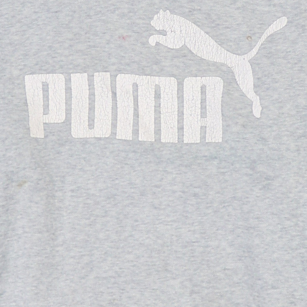 Puma Women Grey Logo Pullover Hoodie Size 18 Cotton Blend