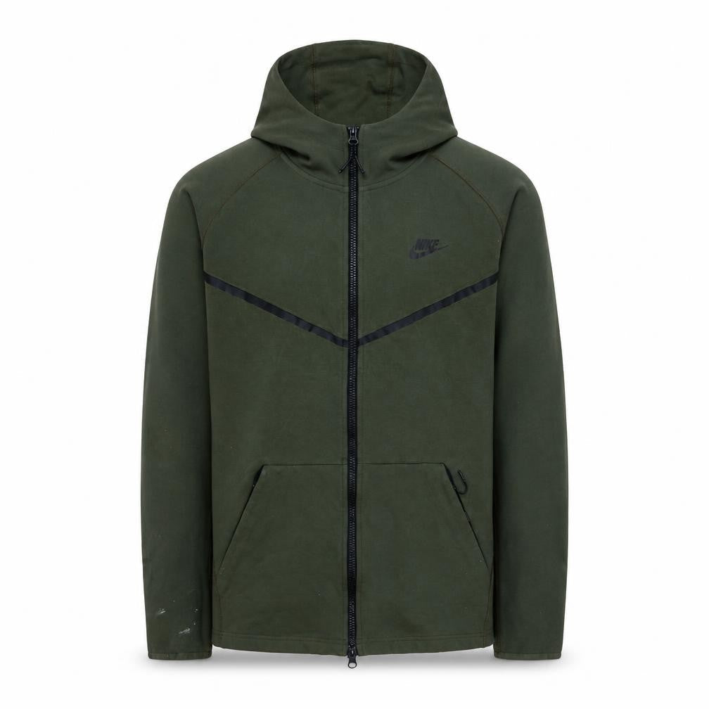 Nike Men's Green Full Zip Hoodie Size M Sportswear Sweatshirt