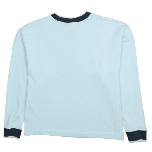 Nike Womens Blue Long Sleeve Pullover Sweatshirt Size S
