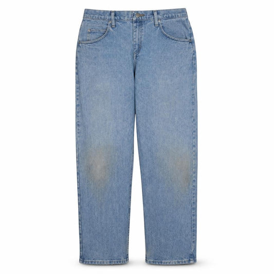 Wrangler Men's Blue Relaxed Fit Straight Jeans 36x30 Denim