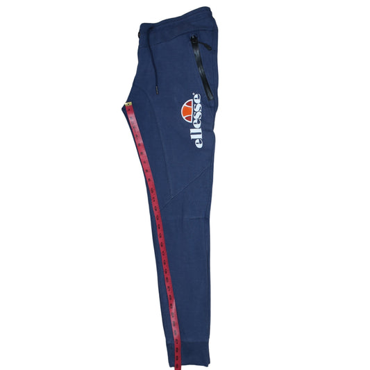Ellesse Men's Blue Jogger Sweatpants Size M Logo Tapered Fit