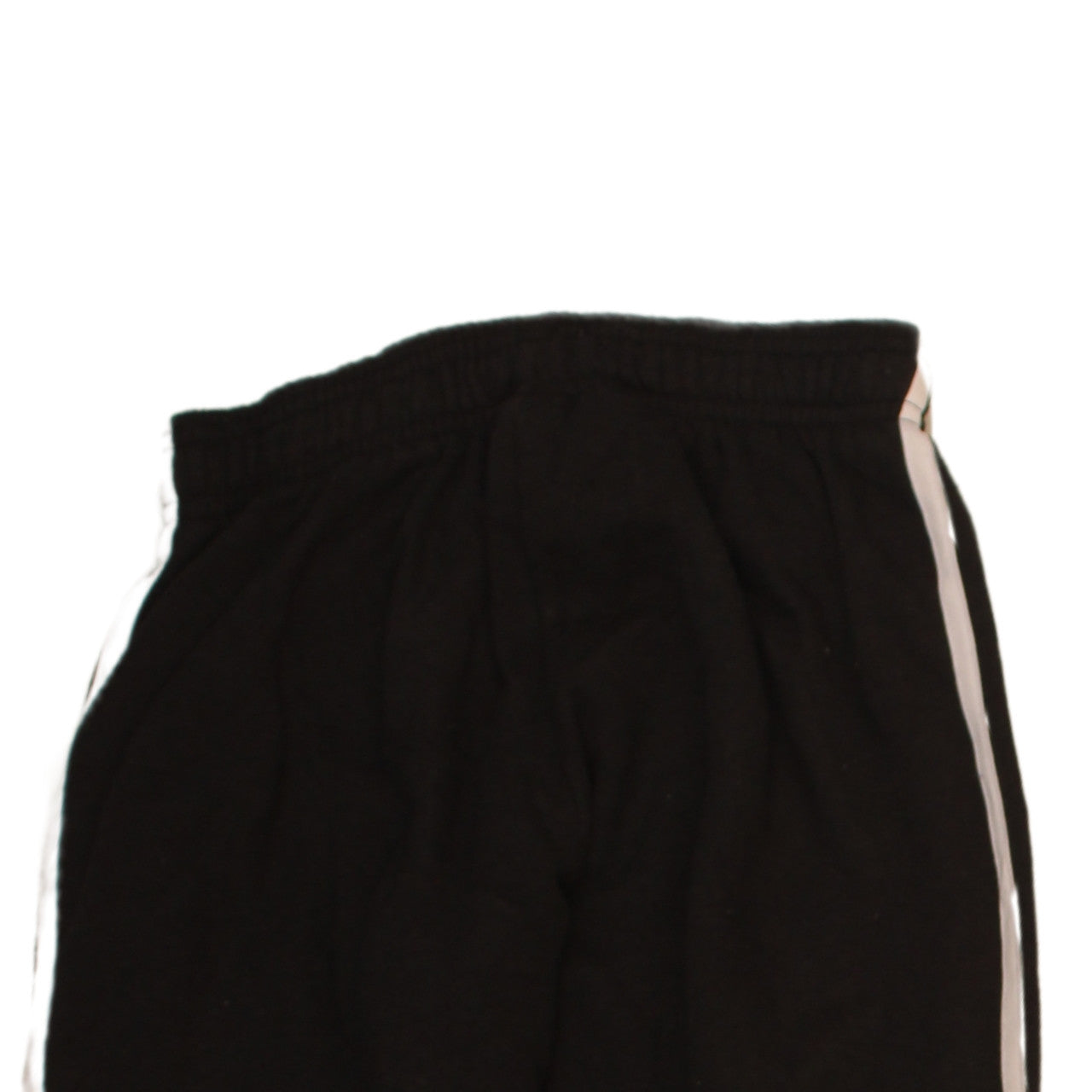 Adidas Boys Black Jogger Trousers 11-12 Years Elastic Waist Striped Sweatpants