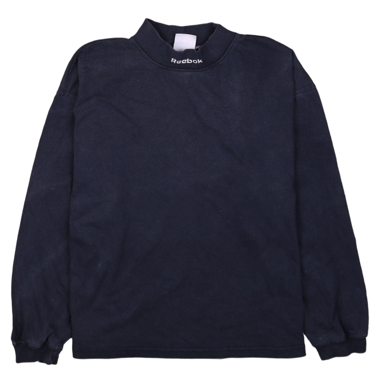 Reebok Men's Blue XS Pullover Sweatshirt Mock Neck Sportswear