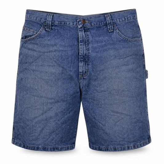 Wrangler Men's Blue Denim Cargo Shorts Size 40 Regular Fit