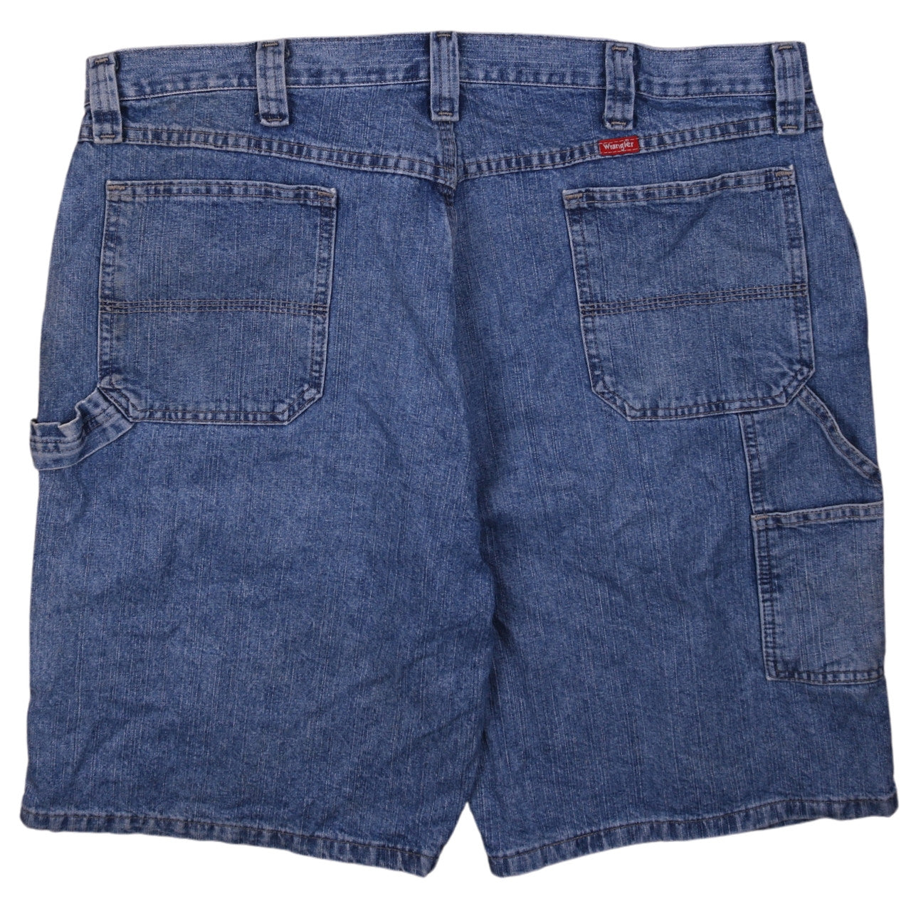 Wrangler Men's Blue Denim Cargo Shorts Size 40 Regular Fit
