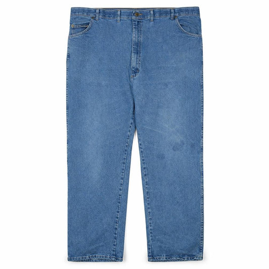 Wrangler Men's Blue 38x32 Regular Fit Straight Denim Jeans