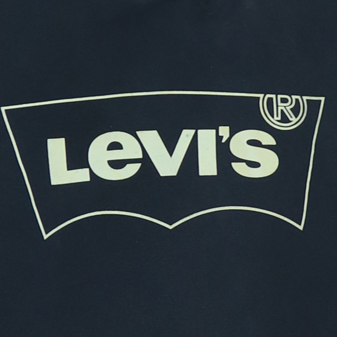 Levi's Men's Black Logo Pullover Hoodie Size M Classic Fleece
