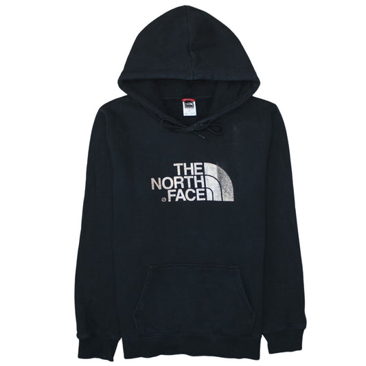 The North Face Womens Black Pullover Hoodie Large 100% Cotton