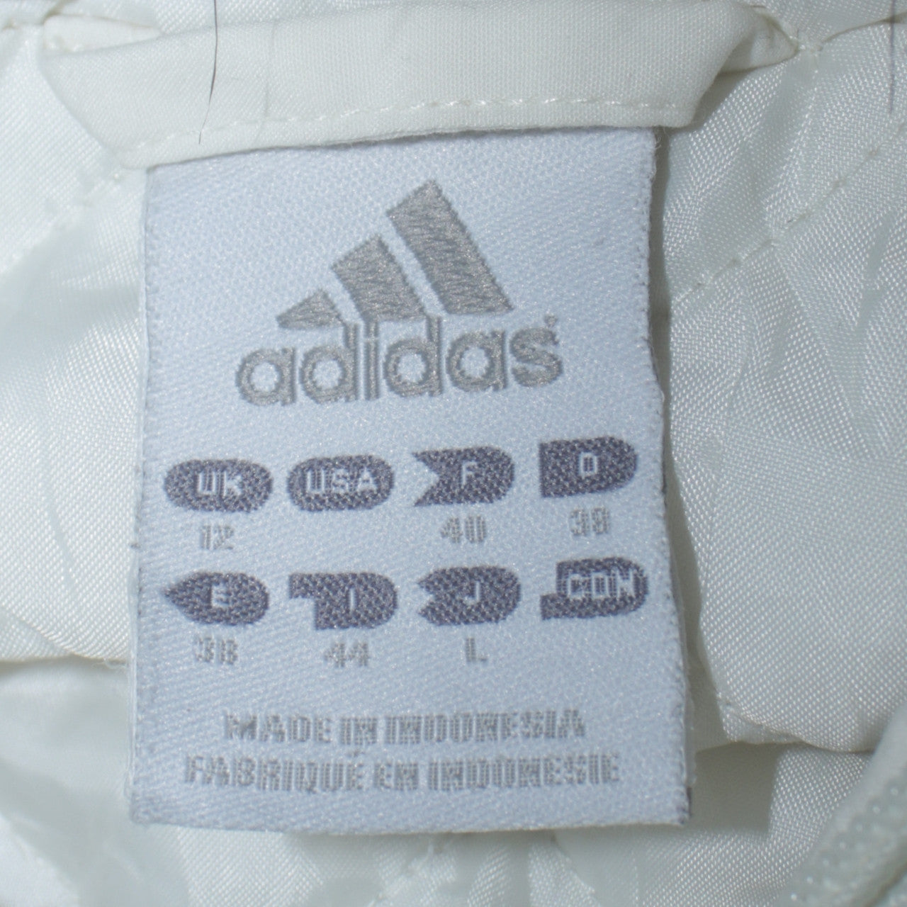 Adidas Womens White Parka Coat Size 12 Hooded Faux Fur Trim Long Winter Jacket