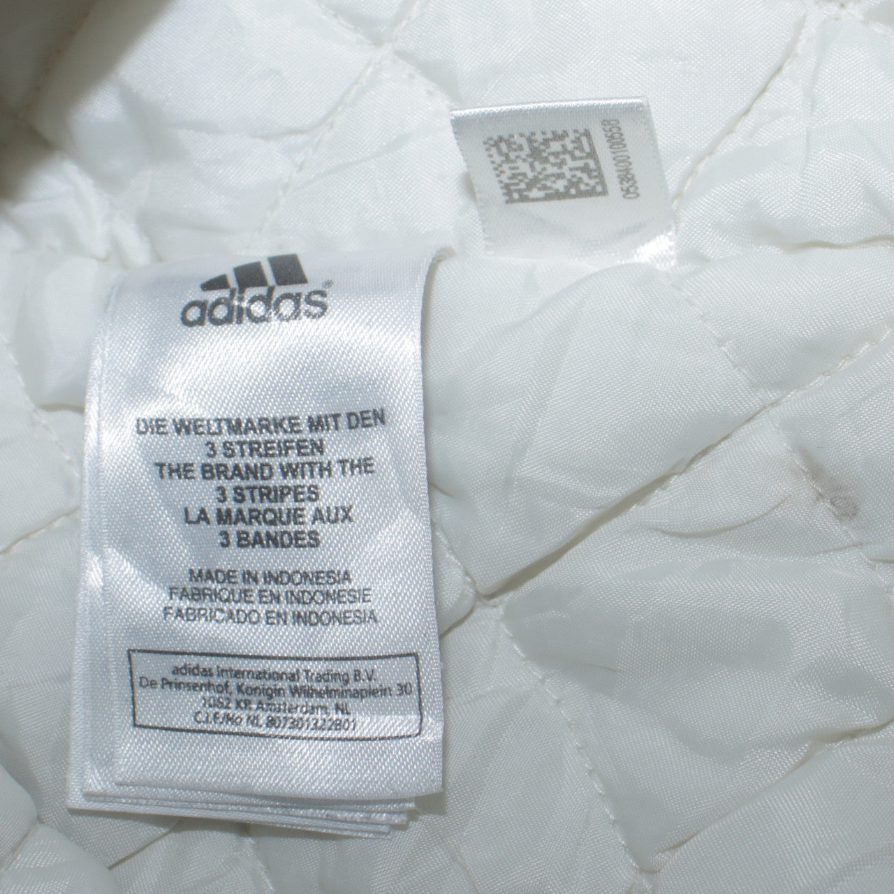 Adidas Womens White Parka Coat Size 12 Hooded Faux Fur Trim Long Winter Jacket