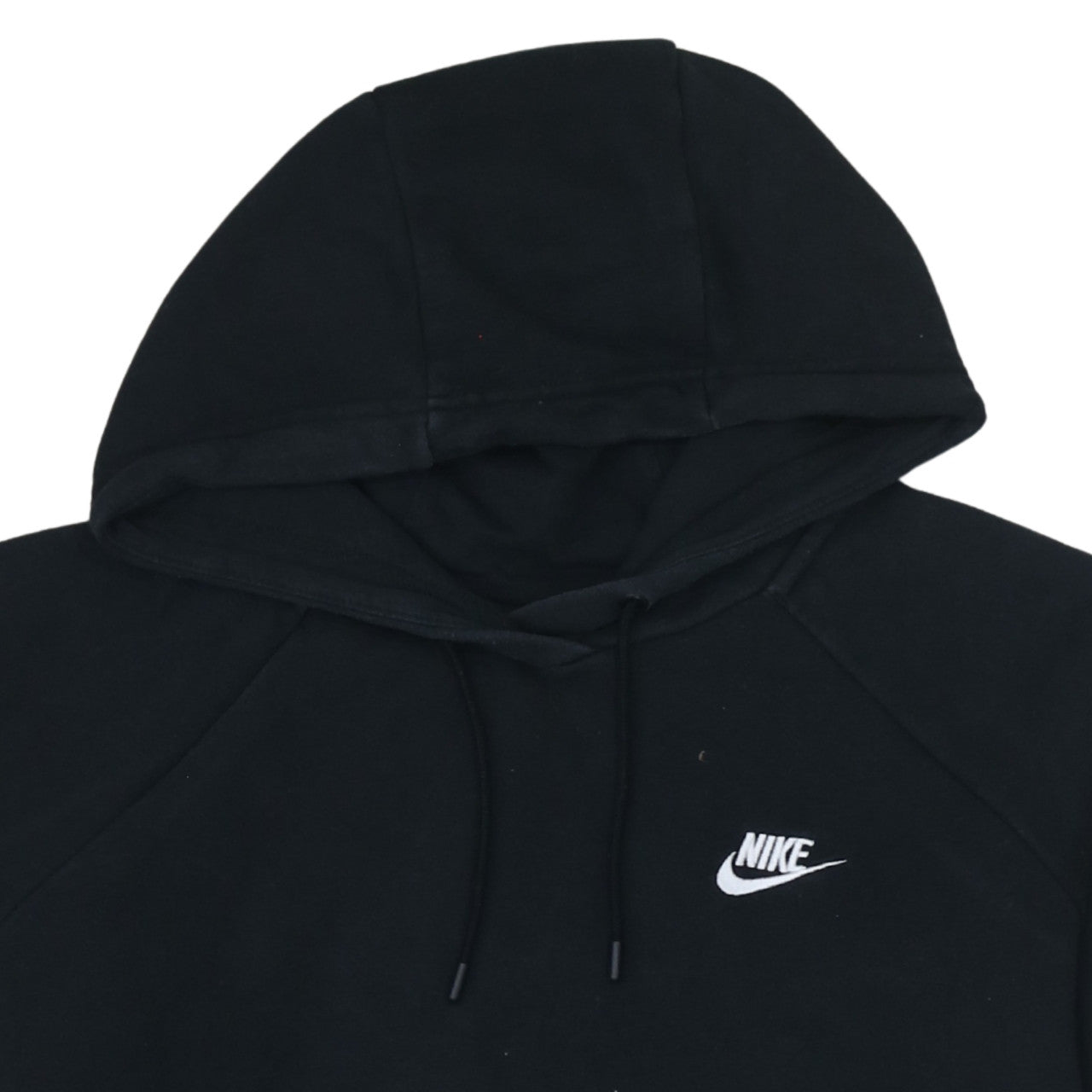 Nike Men's Black Pullover Hoodie L Logo Fleece Sweatshirt