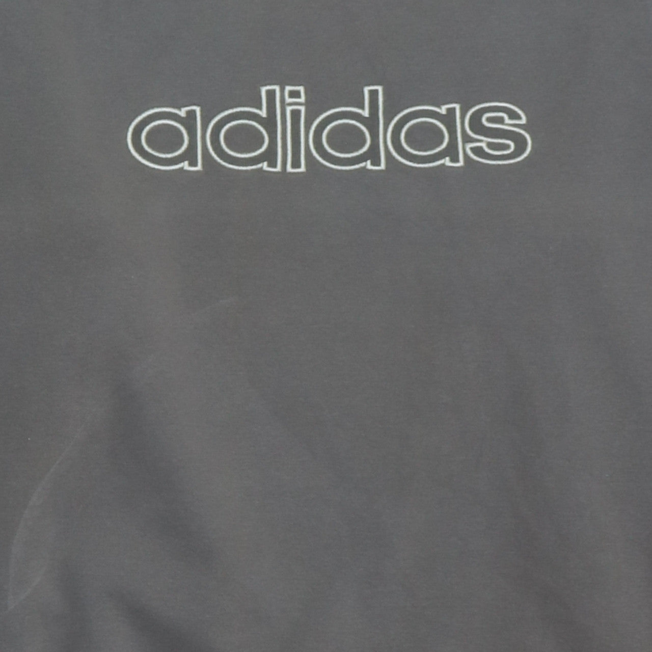 Adidas Men's Grey XL Pullover Logo Sweatshirt