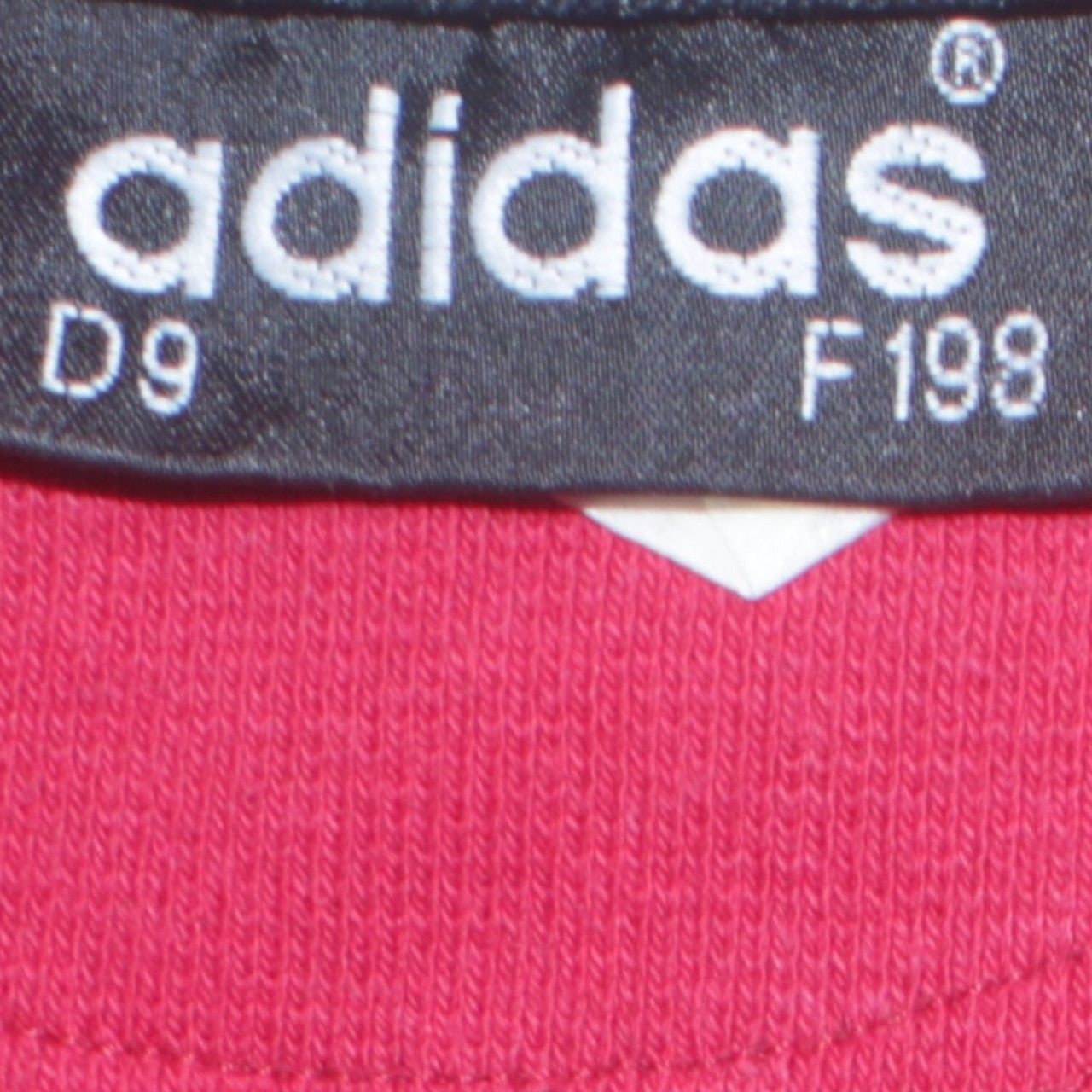Adidas Mens Red Crew Neck Pullover Sweatshirt Size L