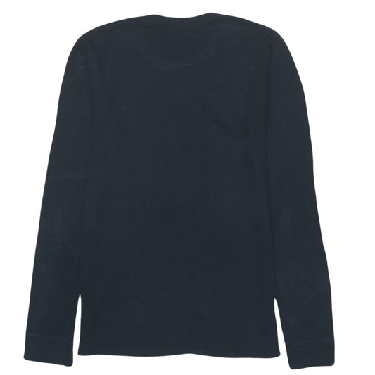 Nike Men's Black Long Sleeve Crew Neck Athletic T-Shirt Size S