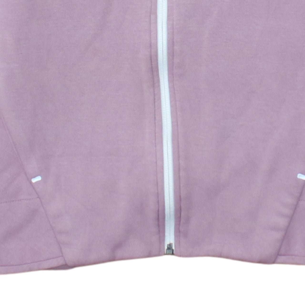 Nike Womens Pink Full Zip Hoodie Small Cotton Blend Sportswear