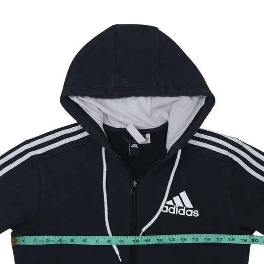 Adidas Mens Black Full Zip Hoodie M Classic Sportswear