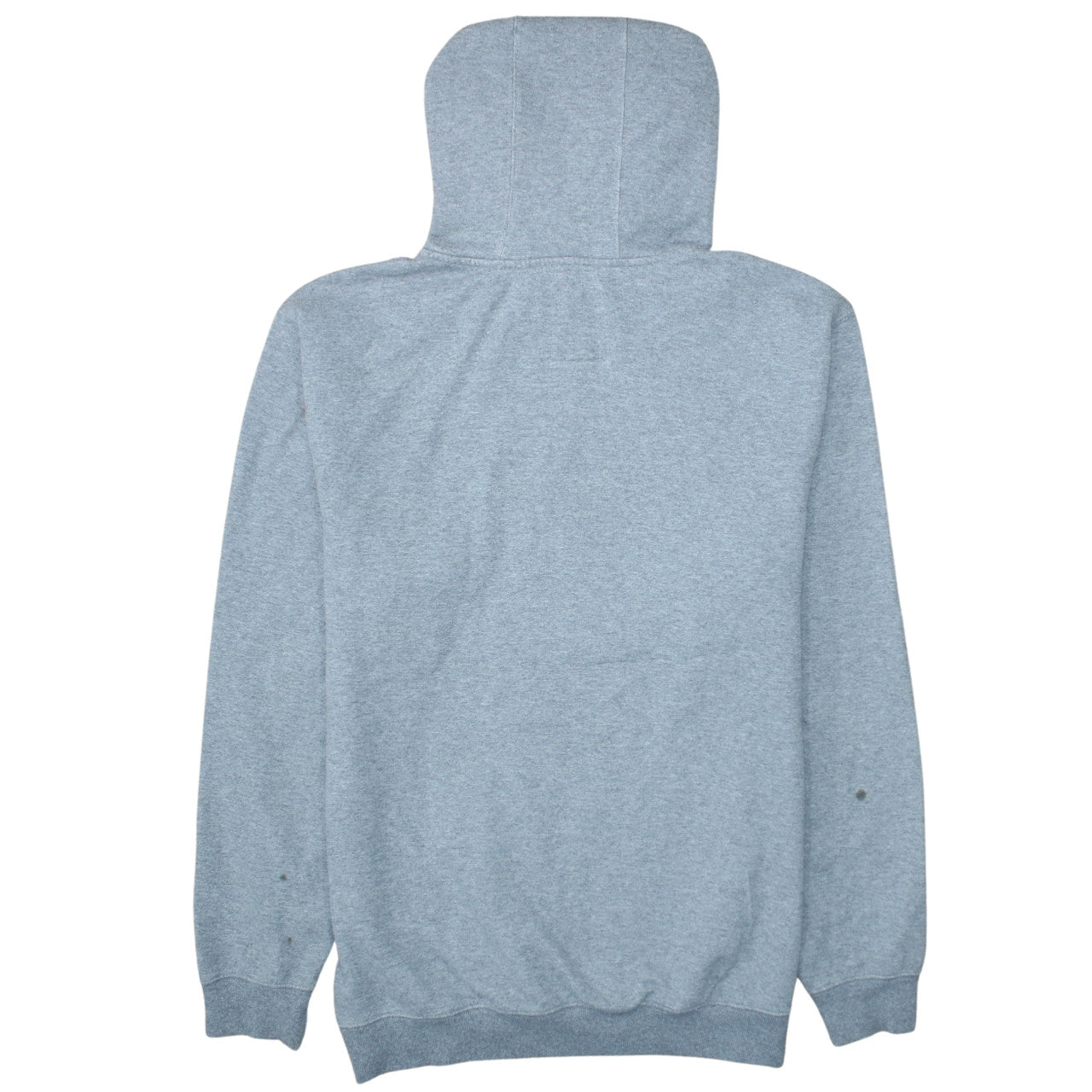 Vans Men's Grey Pullover Hoodie Size L - Logo Fleece Sweatshirt
