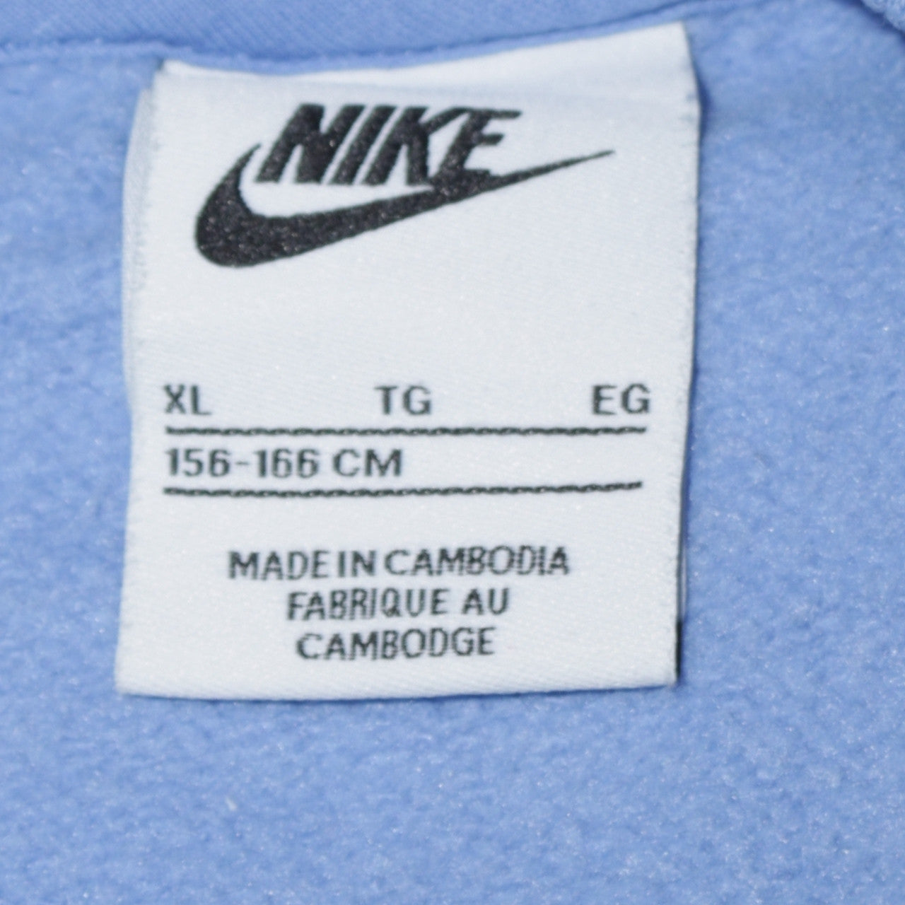 Nike Boys Blue XL Fleece Crew Neck Pullover Sweatshirt