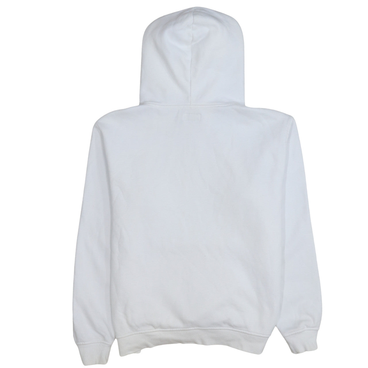 Tommy Jeans Men's White Pullover Hoodie Size S Logo Fleece Sweatshirt