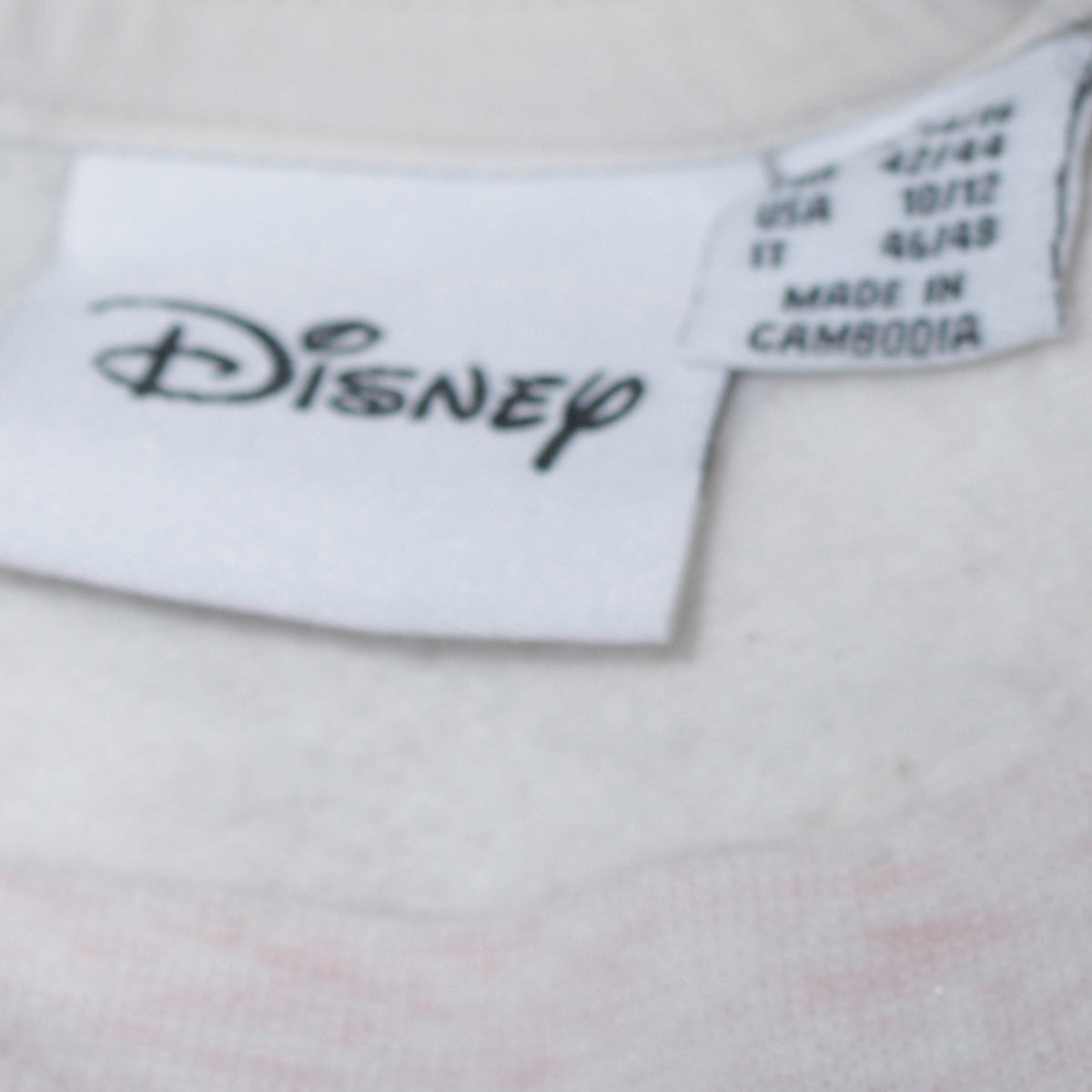 Disney Women Beige Winnie the Pooh Pullover Sweatshirt Size 12