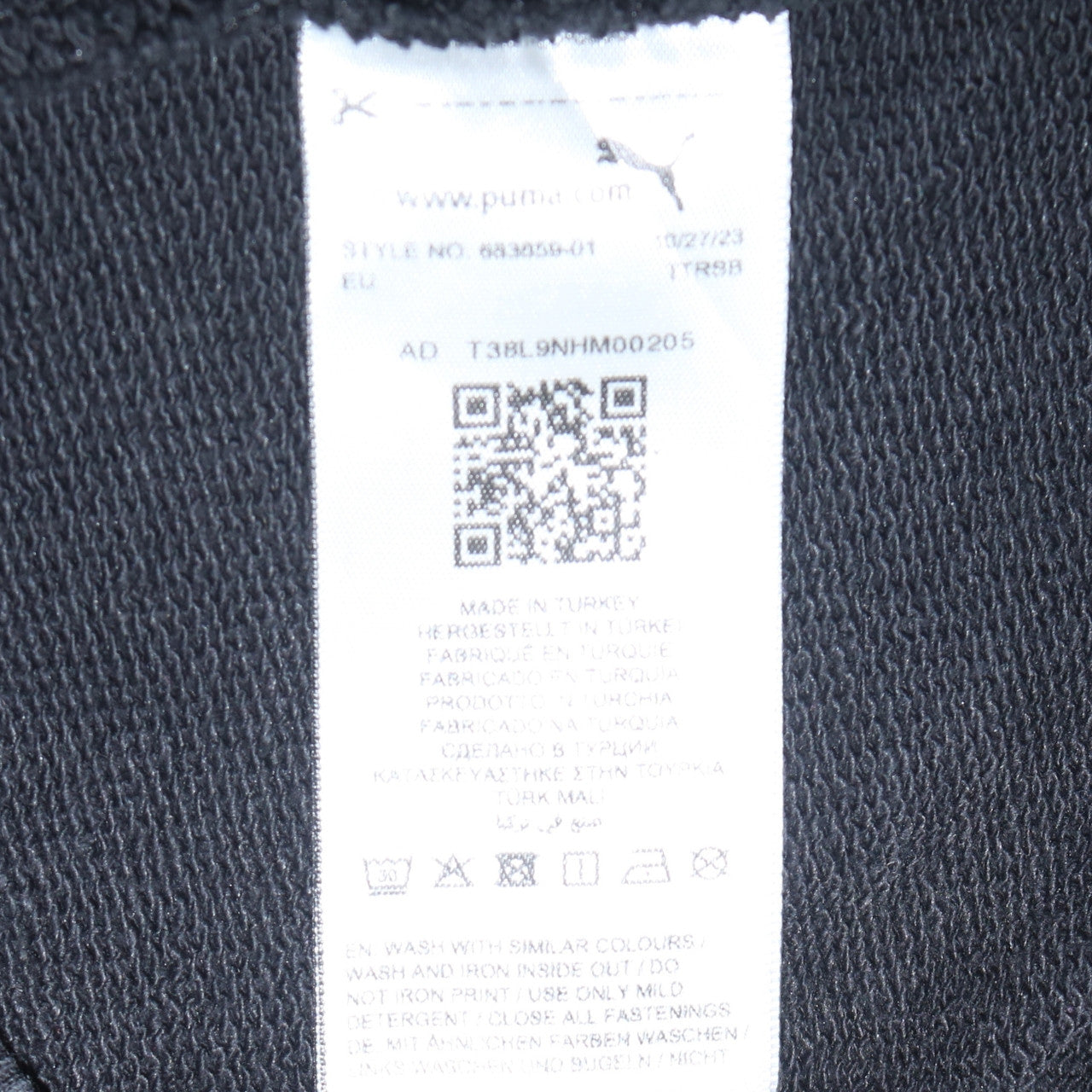 Ellesse Boys Black Sweatshirt 14 Years Logo Tape Crew Neck Jumper