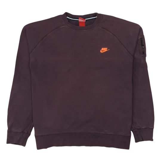 Nike Men's Brown XL Pullover Sweatshirt Crew Neck Cotton