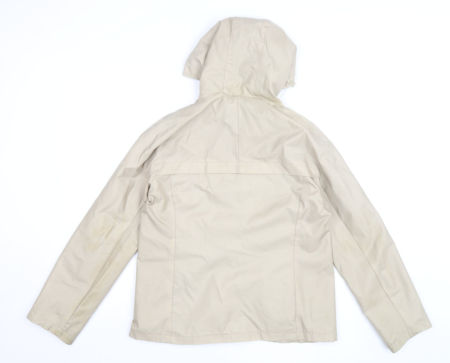 Dunnes Stores Women’s Beige Hooded Rain Jacket Size 12