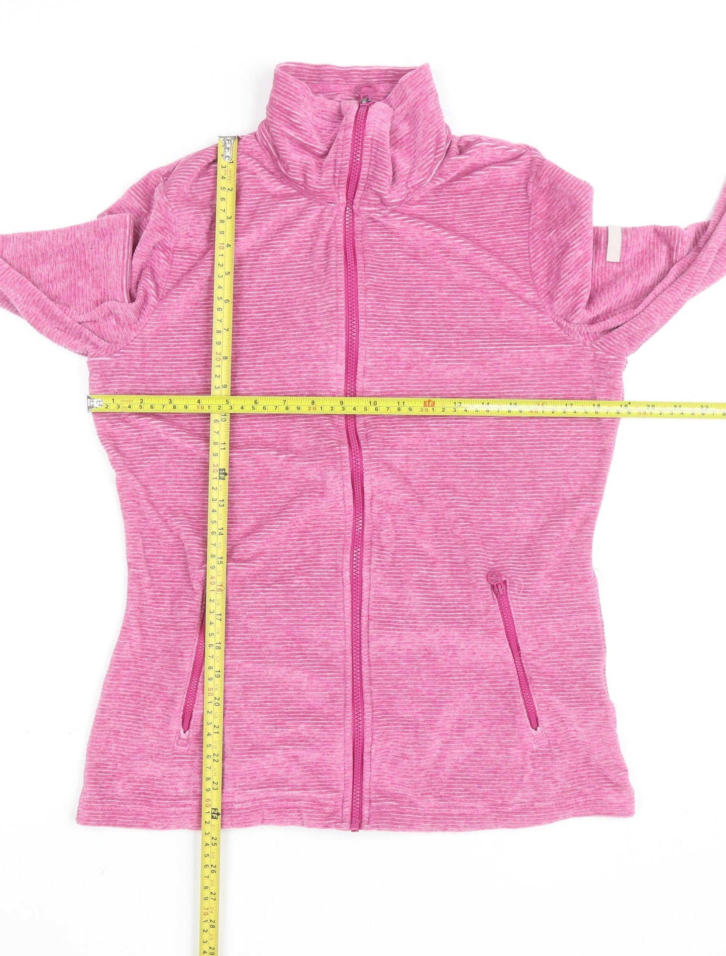 Regatta Women's Pink Full Zip Lightweight Fleece Jacket Size 12