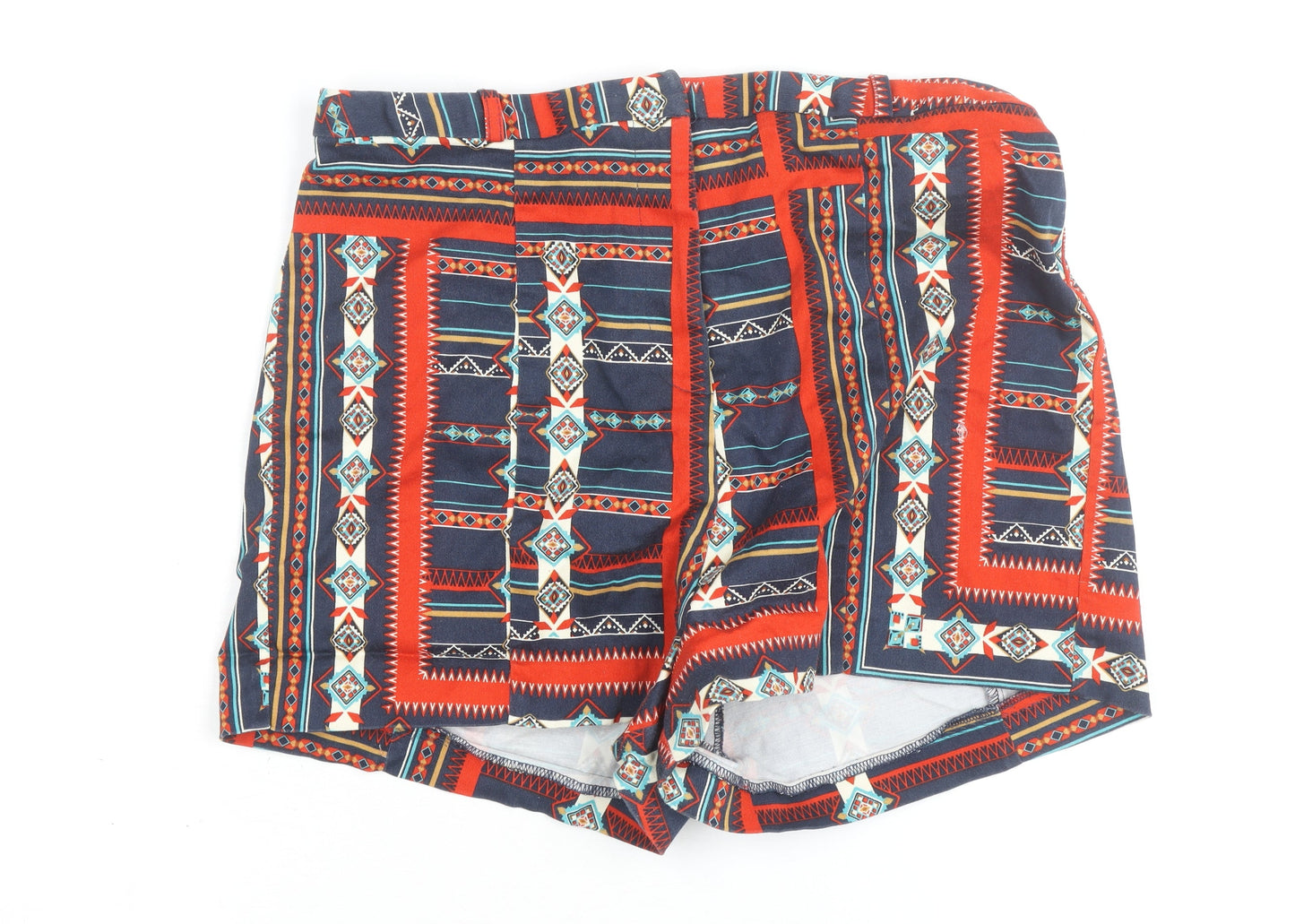River Island Women’s Multicoloured Size 14 Paperbag Shorts