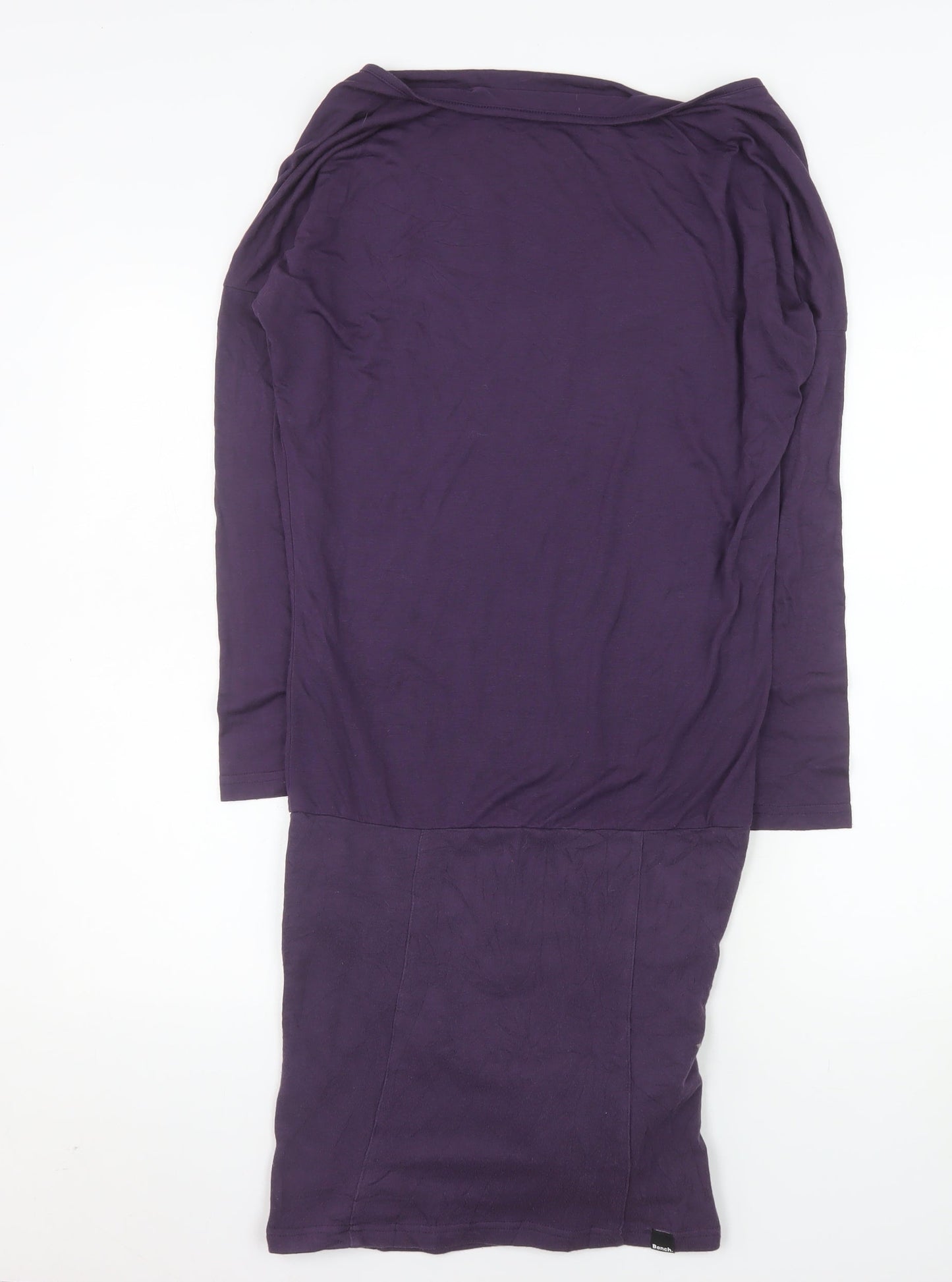 Bench Women's Purple XS Long Sleeve Shift Dress