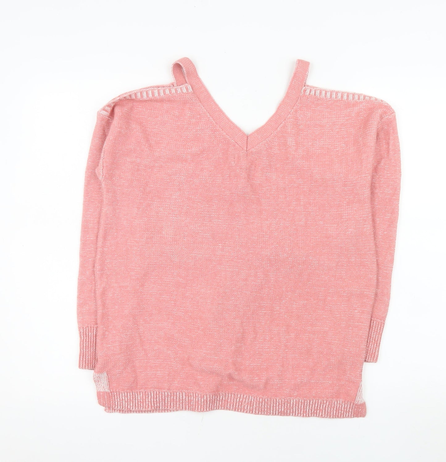 Matalan Women’s Pink V-Neck Knit Jumper Size 12