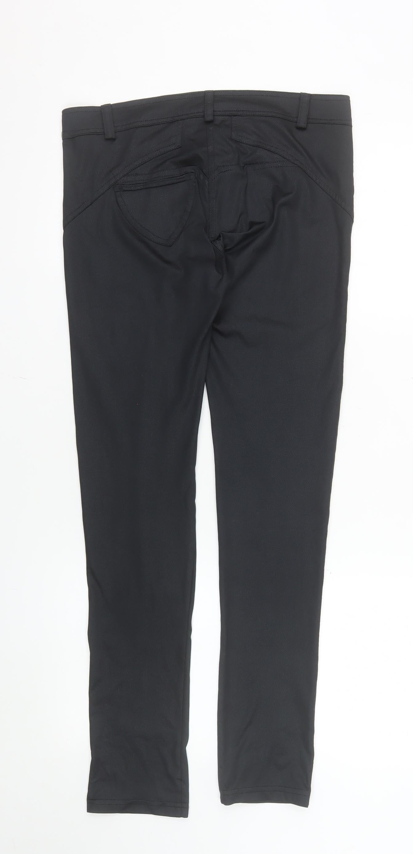 TFNC London Women's Black Stretch Leggings Size L Polyester Blend