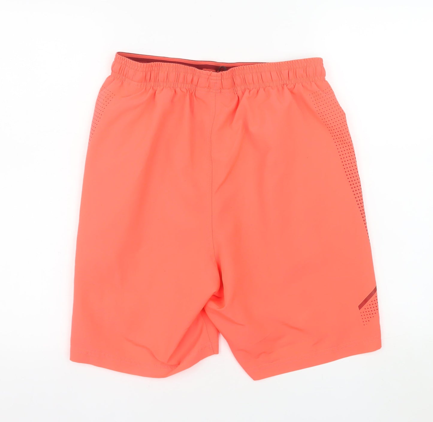 Under Armour Men's Orange HeatGear Athletic Shorts Medium Quick Dry