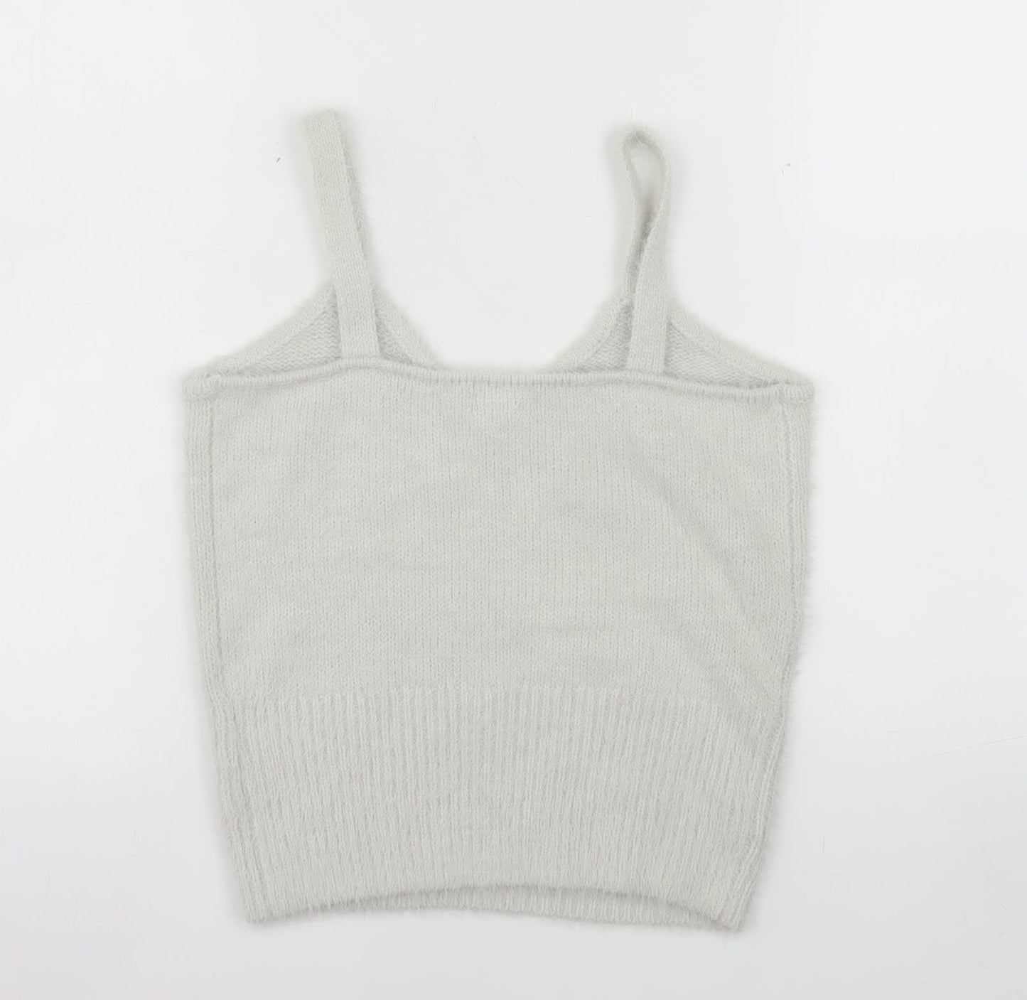 Nicole Miller Women's Grey Knit Camisole Tank Top Size S